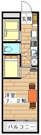 レオパレスメゾン MIIの物件間取画像